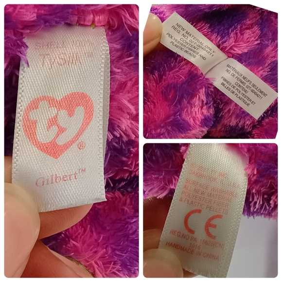 Ty Beanie Boos Gilbert Pink Giraffe  10 Inch Plush Stuffed Animal - Picture 14 of 14